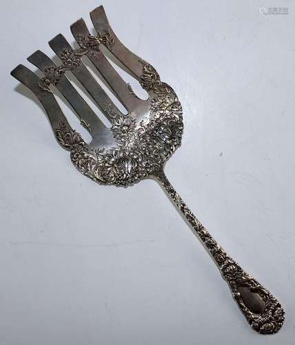 Durgin Sterling Chrysanthemum Asparagus Fork 144g