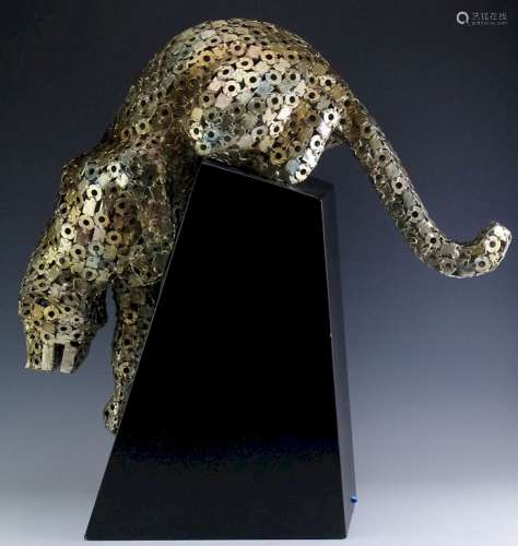 Panther Sculpture 60s Store Display Signed CARTIER