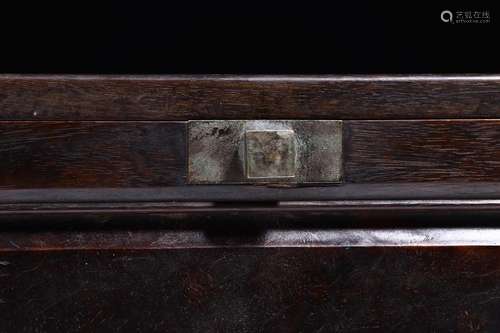 Red Sandalwood Books Shelf from Qing