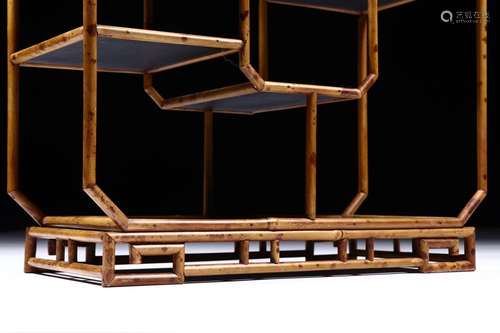 Bamboo Ancient Shelf from Qing