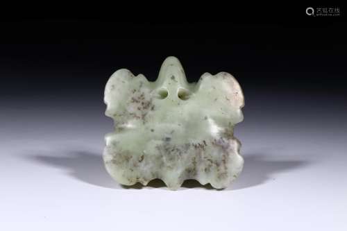 HeTian Jade Ornament in Turtle form from Qing Dynasty