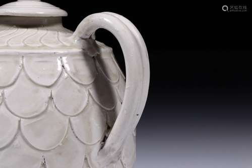 White Procelain Tea Pot Before Ming