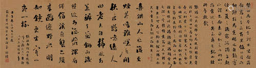 刘墉（古）（1719～1804） 壬子（1792）年作 行书 镜片 绢本