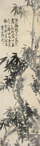 蒲华（1832～1911） 竹石图 立轴 水墨纸本