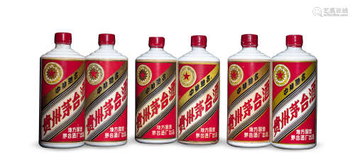 1980-1985年贵州茅台酒（地方国营各年份一瓶）红木礼盒装