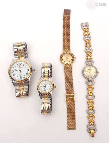 Mixed Lot: four modern quartz watches, two by Berge, Censi and Talis, (4)