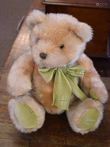 Harrods teddy bear, 1995, 35cm long