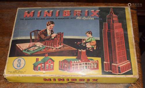 Minibrix building game in original box, set No 3