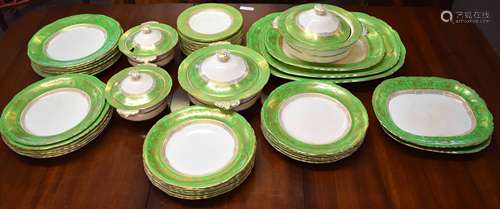 Mason's Ironstone dinner service, mainly for 12, with omissions, comprises tureens, platters,