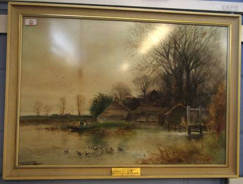 Henry Charles Fox, RBA, signed and dated 1905, watercolour, 