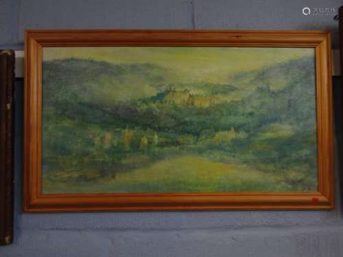 Hank Laventhol, signed oil on canvas, 