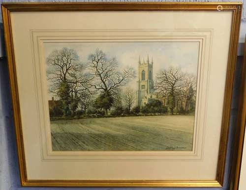 Godfrey Arnison, signed watercolour, 