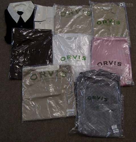 Eight items of various ladies clothing and knitwear includes Orvis etc