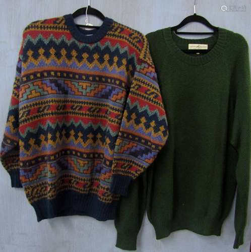 Five various items of knitwear by Peruvian Connection