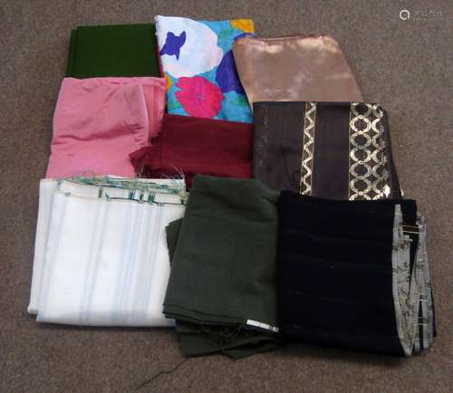 3 Wine Crates of ladies clothing, fabrics etc (3)