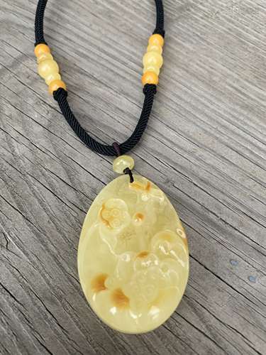 Beeswax Pendant Necklace