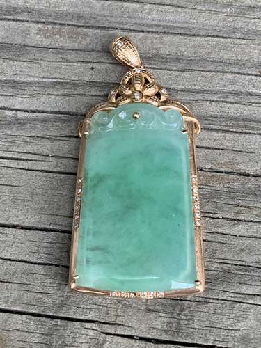 Green Jadeite Pendant