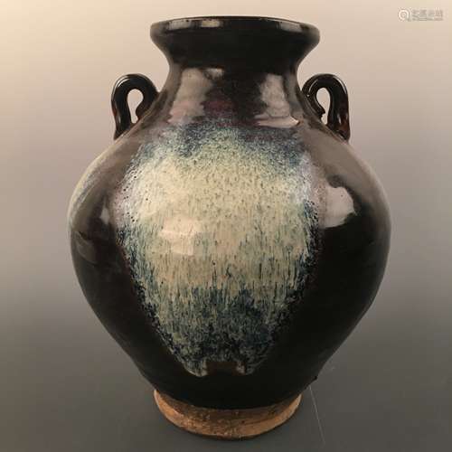 Chinese Jun Kiln Pottery Jar