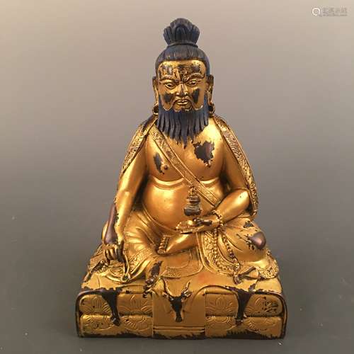 Chinese Gilt Bronze Buddha Figure