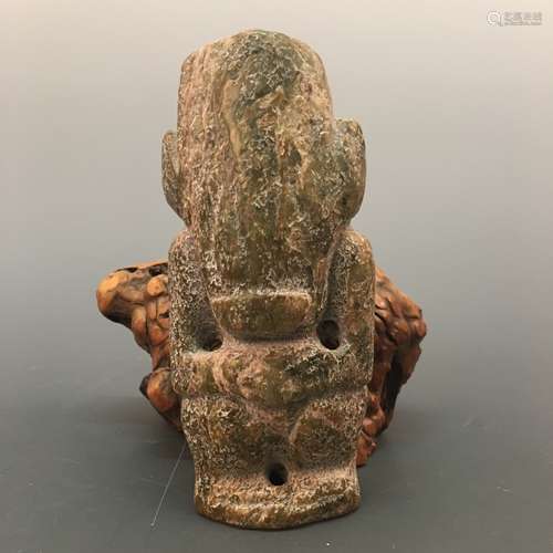 Chinese Hongshan Jade Figure