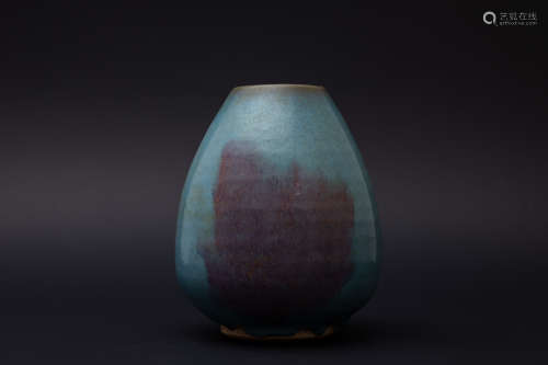 A Chinese Jun-Type Glazed Porcelain Water Pot