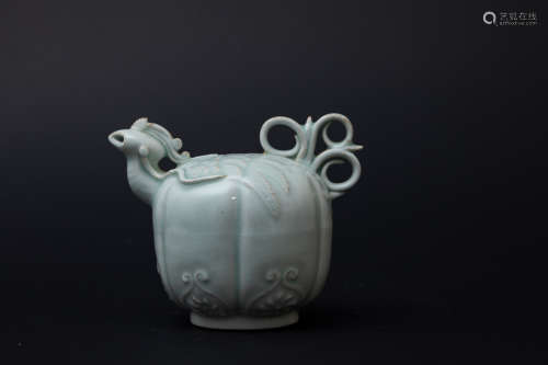 A Chinese Celadon Porcelain Tea Pot