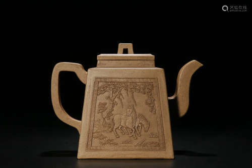 ZISHA SQUARE TEAPOT