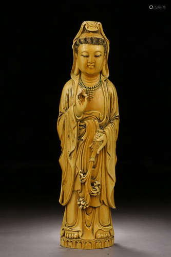 RARE MATERIAL GUANYIN ORNAMENT