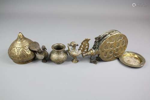 A Group of Islamic Metal-work Items