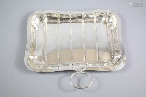 A Silver Tray; the tray bearing London hallmark dated 1924, mm F