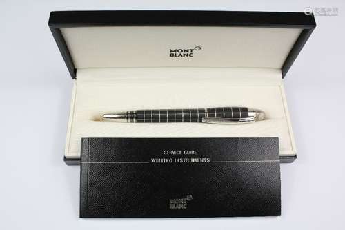 A Mont Blanc Roller-ball Pen; the pen having the original box with booklet