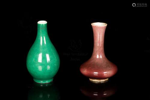 TWO SMALL VASES