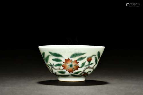 DOUCAI 'FLOWERS' CUP