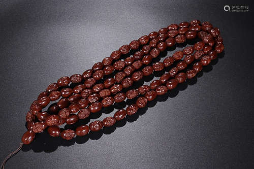 OLIVE NUT 108-ARHAT BEADS