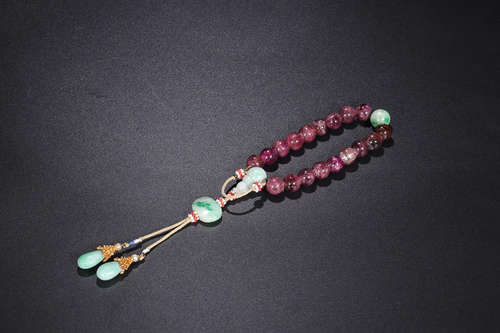 TOURMALINE 18-BEAD BRACELET