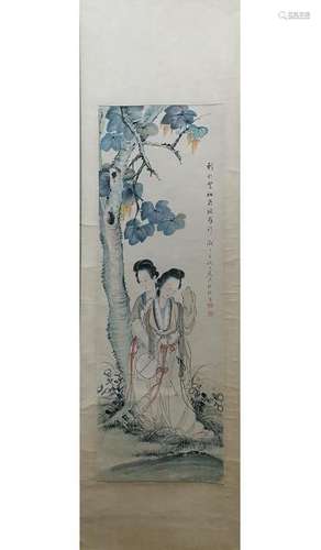 CHINESE INK AND COLOR PAINTING, XU CAO