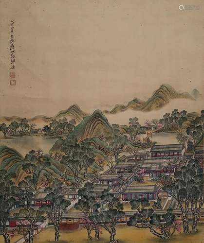 CHINESE PAINTING OF LANDSCAPE, ZHANG DAQIAN