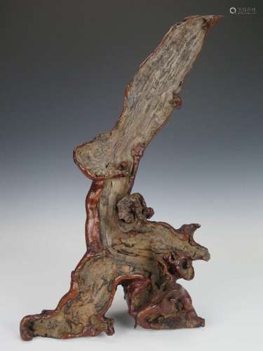 A Tree Root Carving Decoration