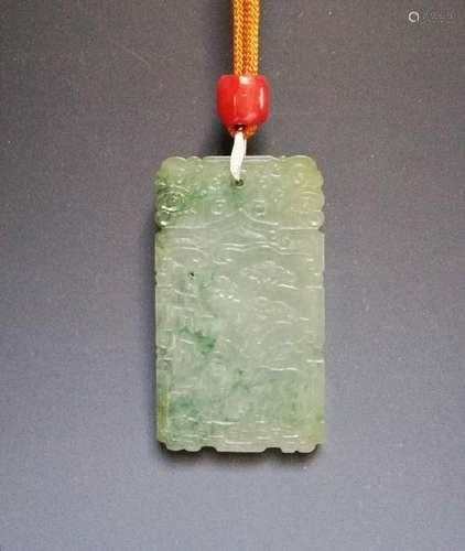 Jadeite pendant