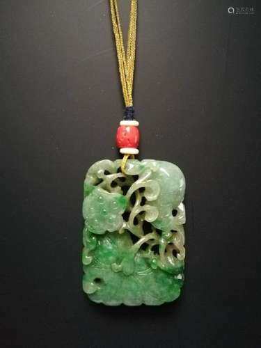 Jade caving Pendant