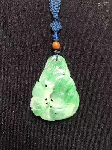 A jadeite pendant