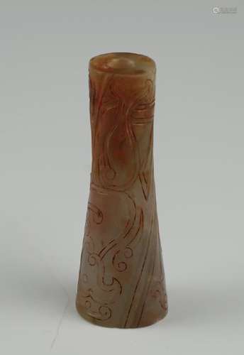 A Hongshan culture jade tube