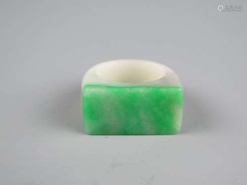 A jadeite ring