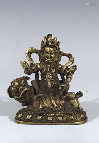 A old bronze Buddha