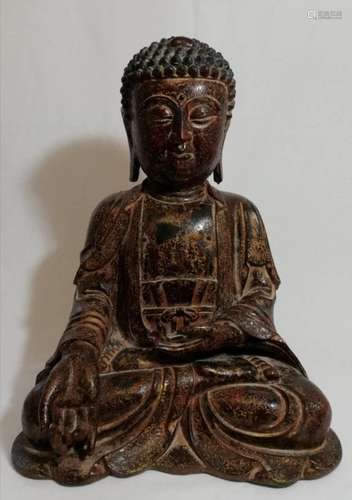 An ATTRACTIVE  bronze seat Buddhsattre