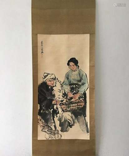 CHINESE HANGING SCROLL PAINTING