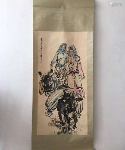 CHINESE HANGING SCROLL PAINTING