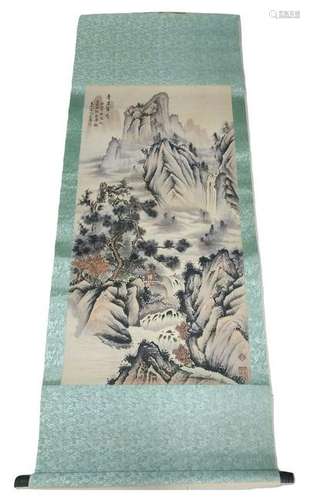 CHINESE SCROLL PAINTING