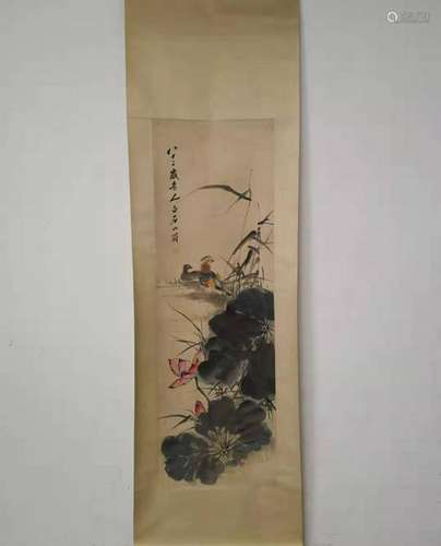 CHINESE HANGING SCROLL PAINTING