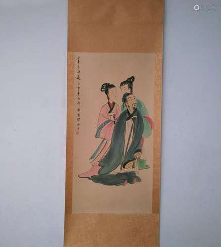 CHINESE HANGING SCROLL PAINTING